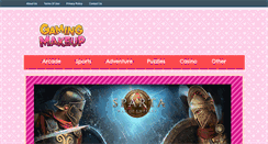 Desktop Screenshot of gamingmakeup.com